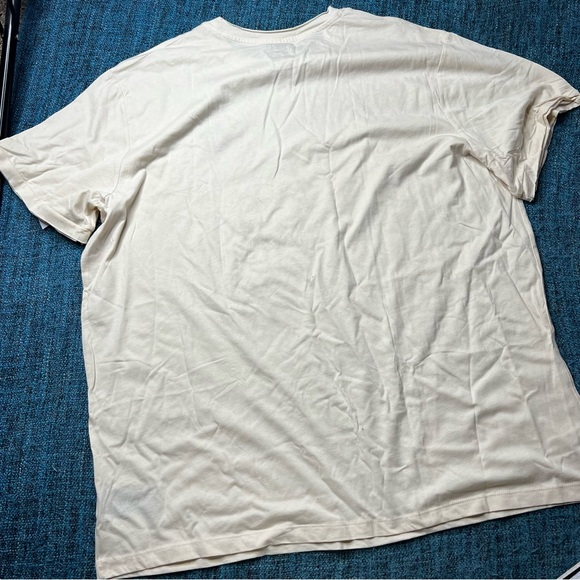 Disney Parks Star War's Galaxy's Edge Black Spire Outpost T-Shirt Cream Orange - Picture 3 of 6